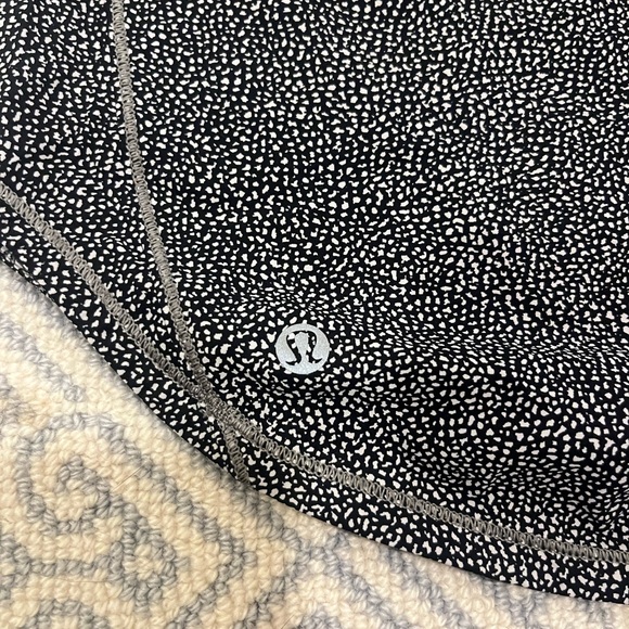 Lululemon Tank Top Women 10 Black White Sculpt II Racerback Mesh Lightweight Gym - Picture 4 of 5